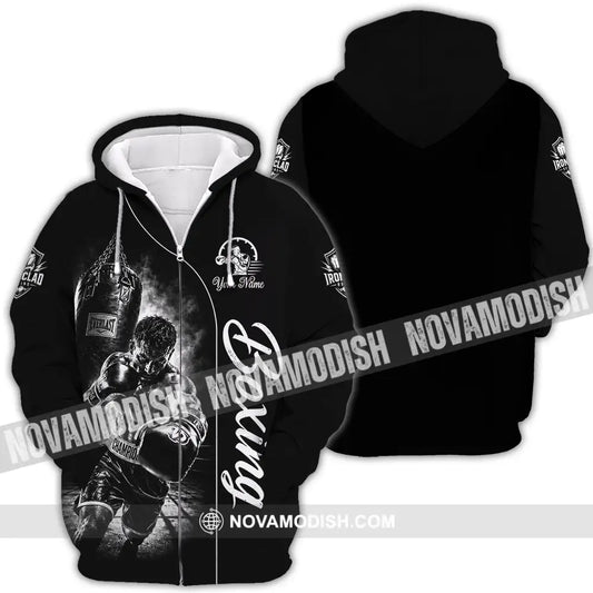Unisex Shirt - Custom Boxing Shirt - Zipper Hoodie / S - T-shirt