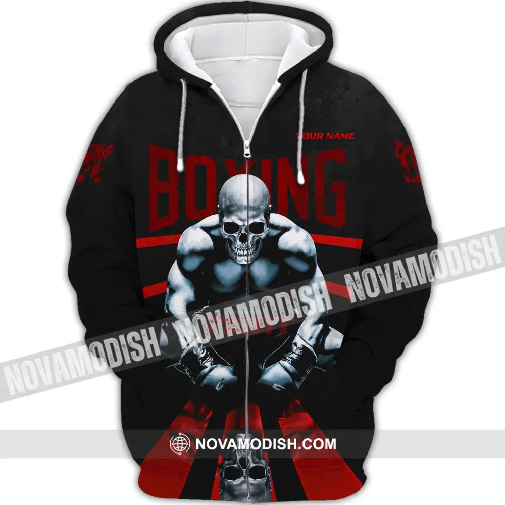 Unisex Shirt - Custom Boxing Shirt - Zipper Hoodie / S - T-shirt