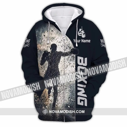Unisex Shirt - Custom Boxing Shirt - Zipper Hoodie / S - T-shirt