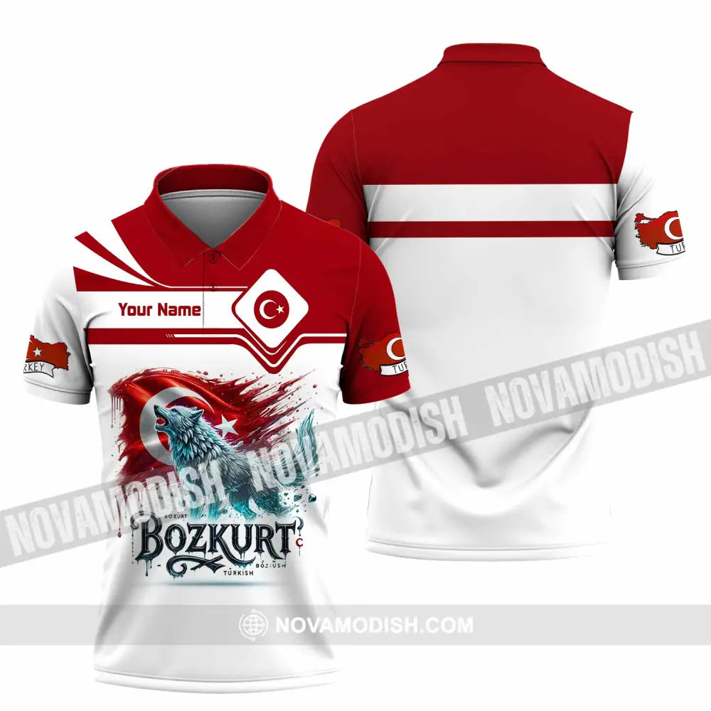 Unisex Shirt - Custom Bozkurt Shirt - Polo Shirt / S - T-shirt