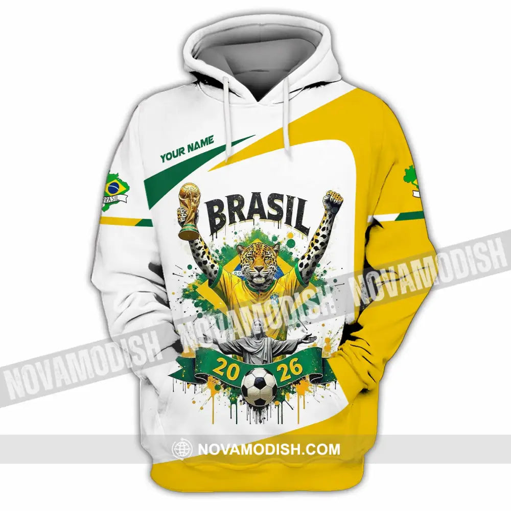 Unisex Shirt - Custom Brasil 3D Shirt Hoodie / S T-shirt
