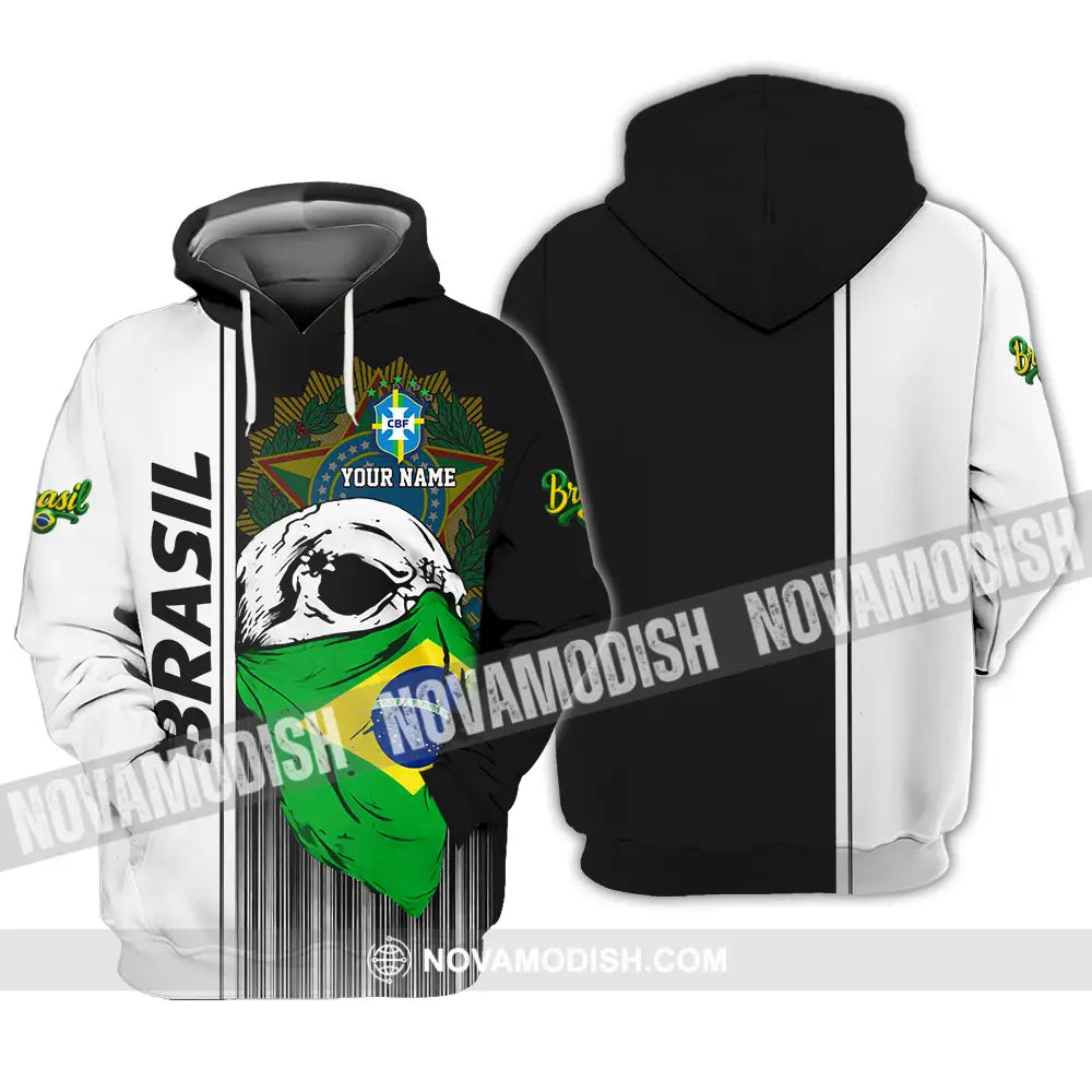 Unisex Shirt - Custom Brasil 3D Shirt Hoodie / S T-shirt