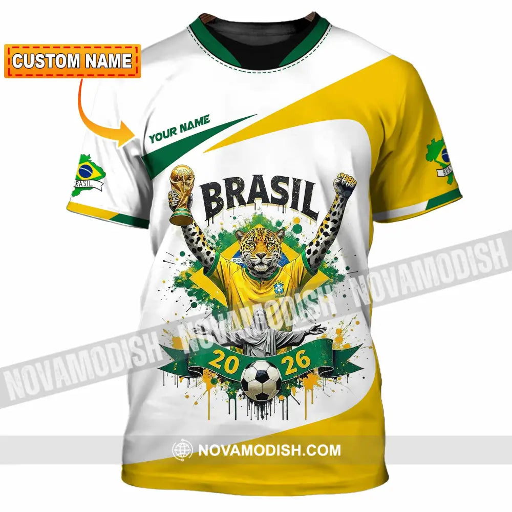 Unisex Shirt - Custom Brasil 3D Shirt T-shirt