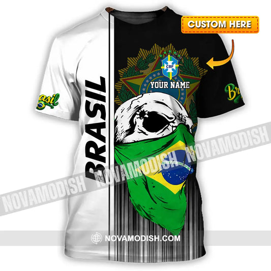 Unisex Shirt - Custom Brasil 3D Shirt T-shirt