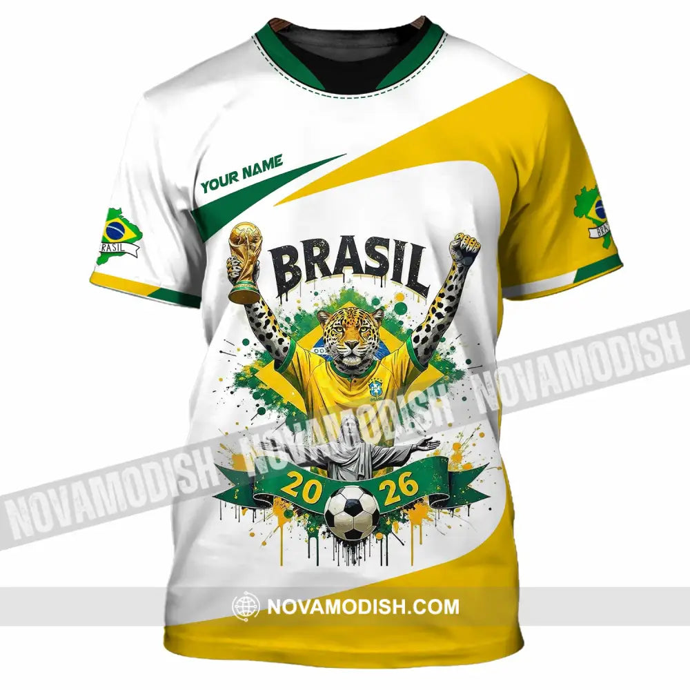 Unisex Shirt - Custom Brasil 3D Shirt T-Shirt / S T-shirt