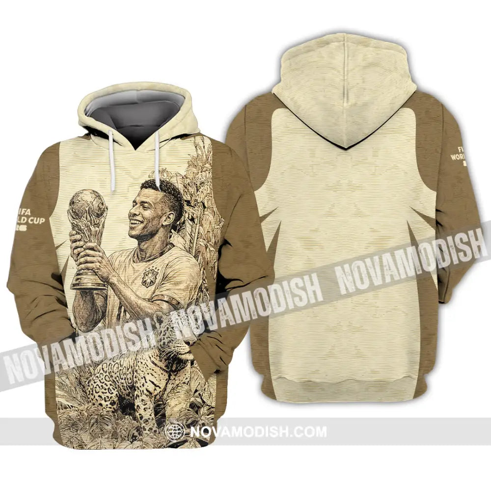 Unisex Shirt - Custom Brasil Fifa World Cup 2026 3D Shirt Hoodie / S T-shirt