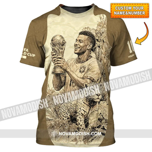 Unisex Shirt - Custom Brasil Fifa World Cup 2026 3D Shirt T-shirt