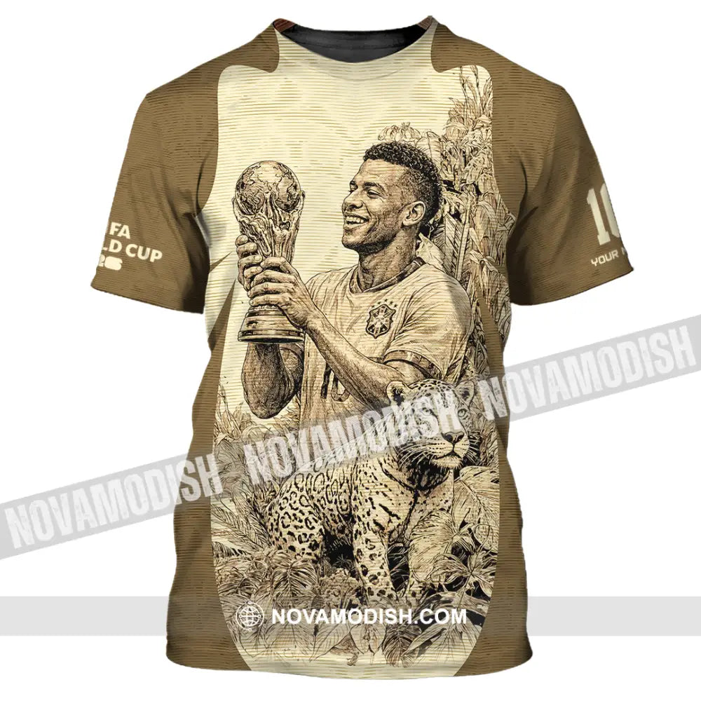 Unisex Shirt - Custom Brasil Fifa World Cup 2026 3D Shirt T-Shirt / S T-shirt