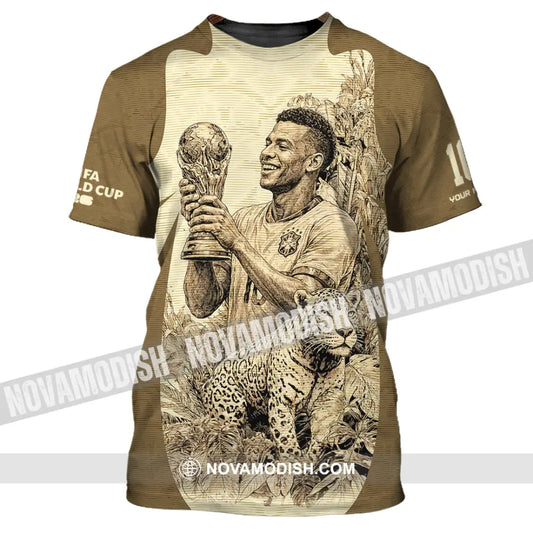Unisex Shirt - Custom Brasil Fifa World Cup 2026 3D Shirt T-Shirt / S T-shirt