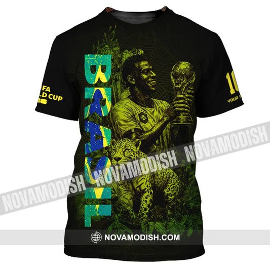Unisex Shirt - Custom Brasil Fifa World Cup 2026 3D Shirt T-Shirt / S T-shirt