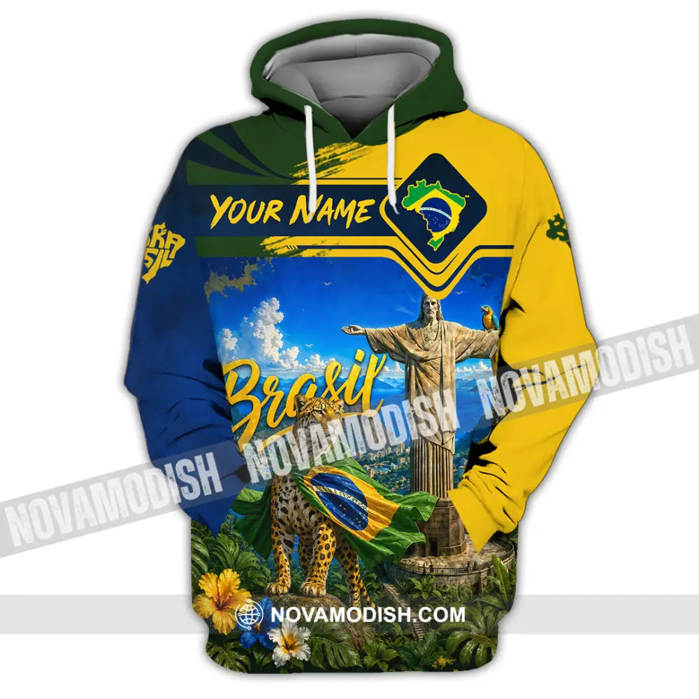 Unisex Shirt - Custom Brasil Shirt - Hoodie / S - T-shirt