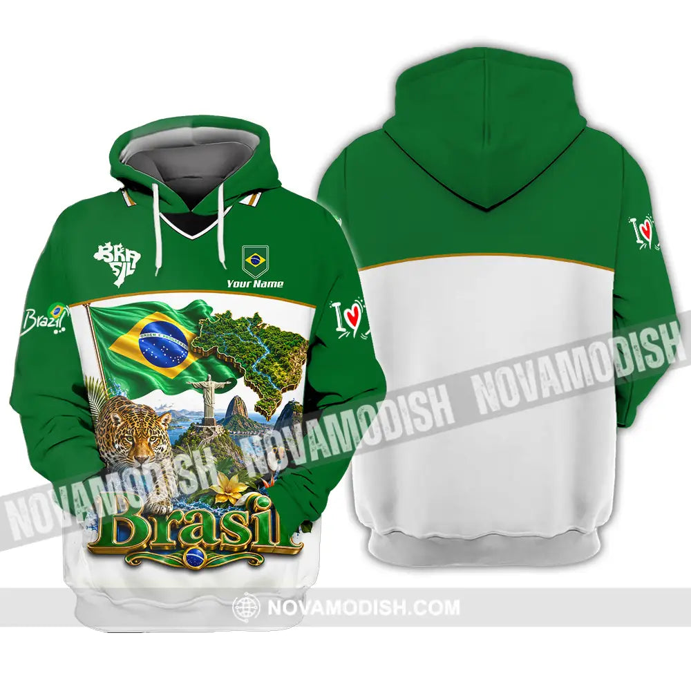 Unisex Shirt - Custom Brasil Shirt - Hoodie / S - T-shirt