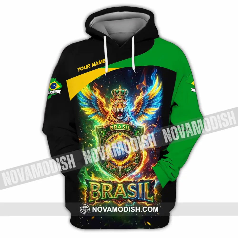 Unisex Shirt - Custom Brasil Shirt - Hoodie / S - T-shirt