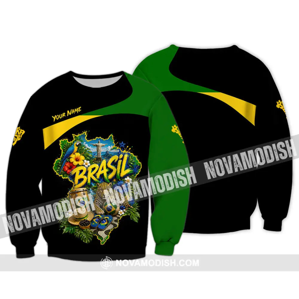 Unisex Shirt - Custom Brasil Shirt - Long Sleeve / S - T-shirt