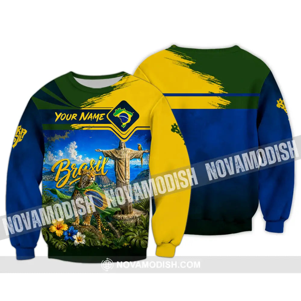 Unisex Shirt - Custom Brasil Shirt - Long Sleeve / S - T-shirt