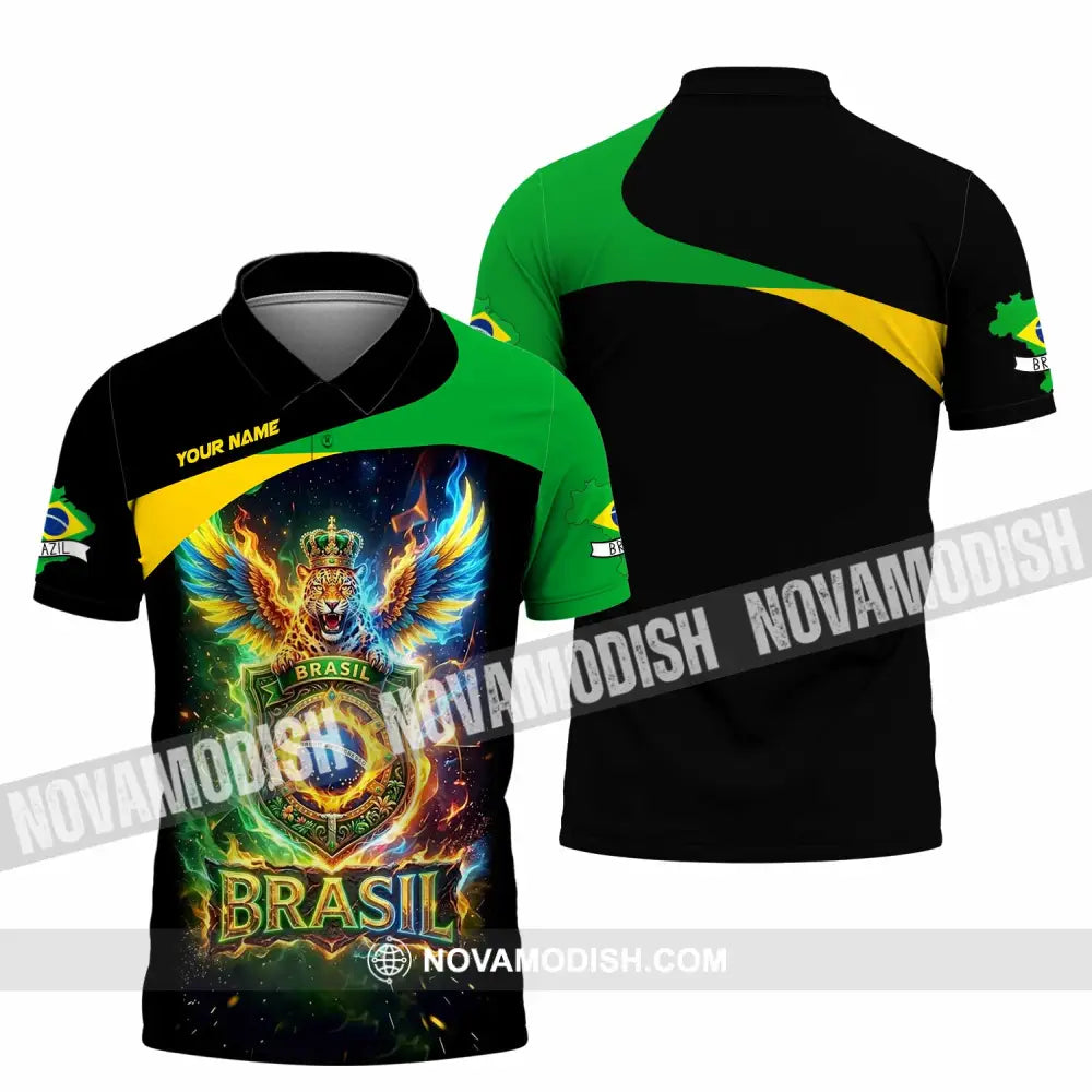 Unisex Shirt - Custom Brasil Shirt - Polo Shirt / S - T-shirt