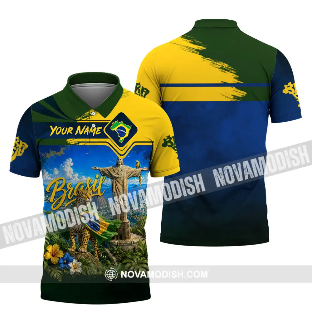 Unisex Shirt - Custom Brasil Shirt - Polo Shirt / S - T-shirt