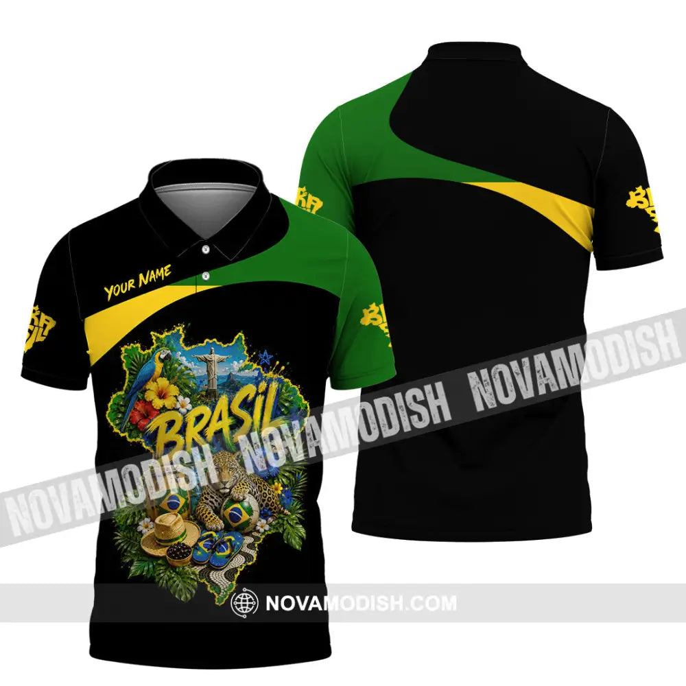 Unisex Shirt - Custom Brasil Shirt - Polo Shirt / S - T-shirt