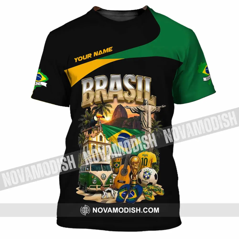 Unisex Shirt - Custom Brasil Shirt - T-Shirt / S - T-shirt