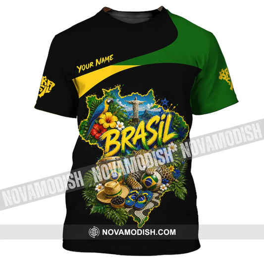 Unisex Shirt - Custom Brasil Shirt - T-Shirt / S - T-shirt
