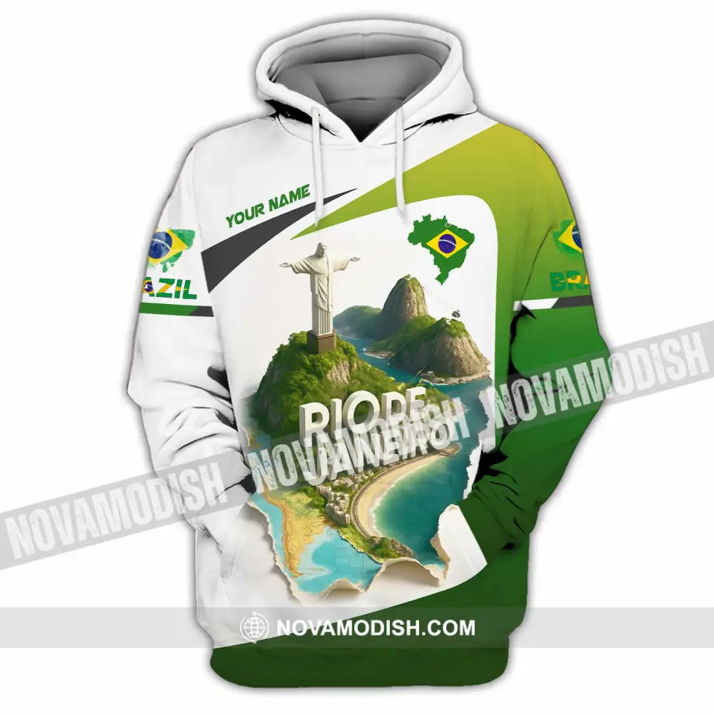 Unisex Shirt - Custom Brazil 3D Shirt Hoodie / S T-shirt