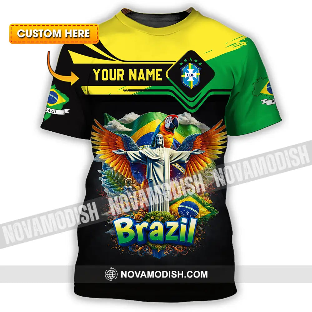 Unisex Shirt - Custom Brazil 3D Shirt T-shirt