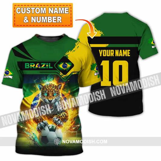 Unisex Shirt - Custom Brazil 3D Shirt T-shirt