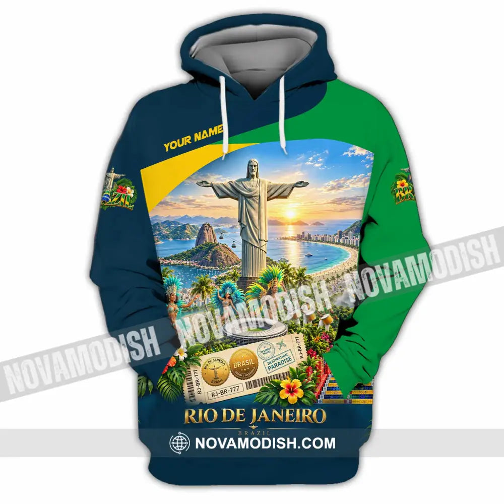 Unisex Shirt - Custom Brazil Shirt - Hoodie / S - T-shirt