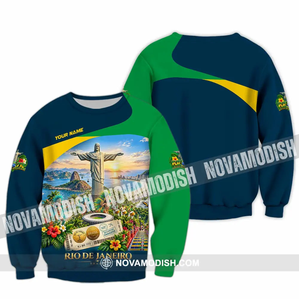 Unisex Shirt - Custom Brazil Shirt - Long Sleeve / S - T-shirt