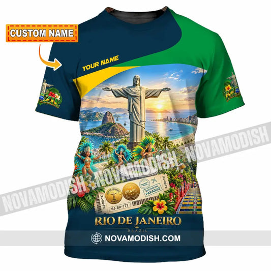 Unisex Shirt - Custom Brazil Shirt - T-shirt