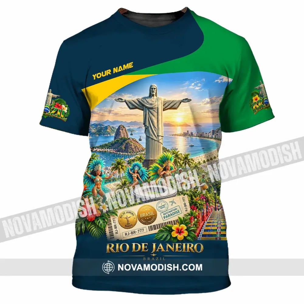 Unisex Shirt - Custom Brazil Shirt - T-Shirt / S - T-shirt