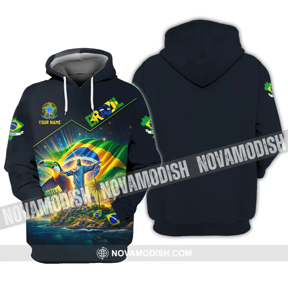 Unisex Shirt - Custom Brazil World Cup 2026 3D Shirt Hoodie / S T-shirt