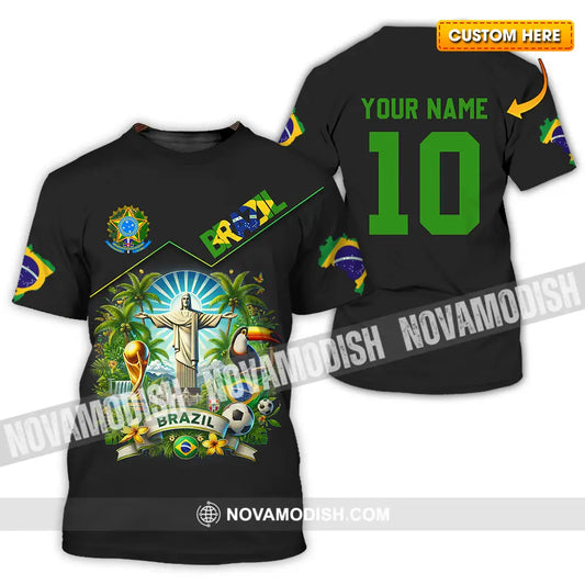 Unisex Shirt - Custom Brazil World Cup 2026 3D Shirt T-shirt
