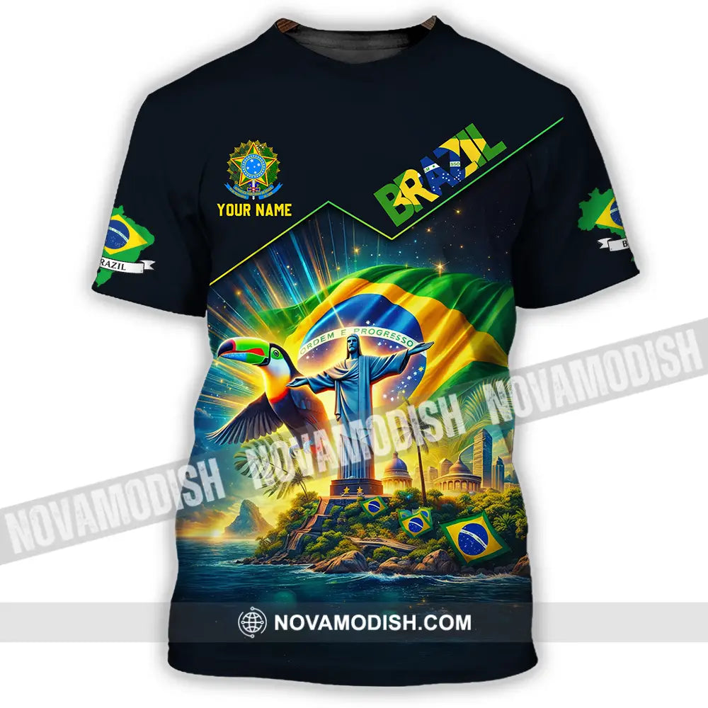 Unisex Shirt - Custom Brazil World Cup 2026 3D Shirt T-Shirt / S T-shirt