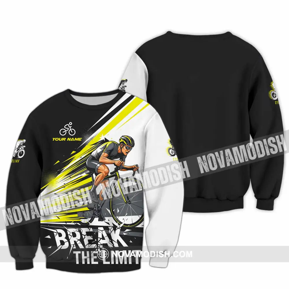 Unisex Shirt - Custom Break The Limit Biker Shirt Long Sleeve / S T-shirt