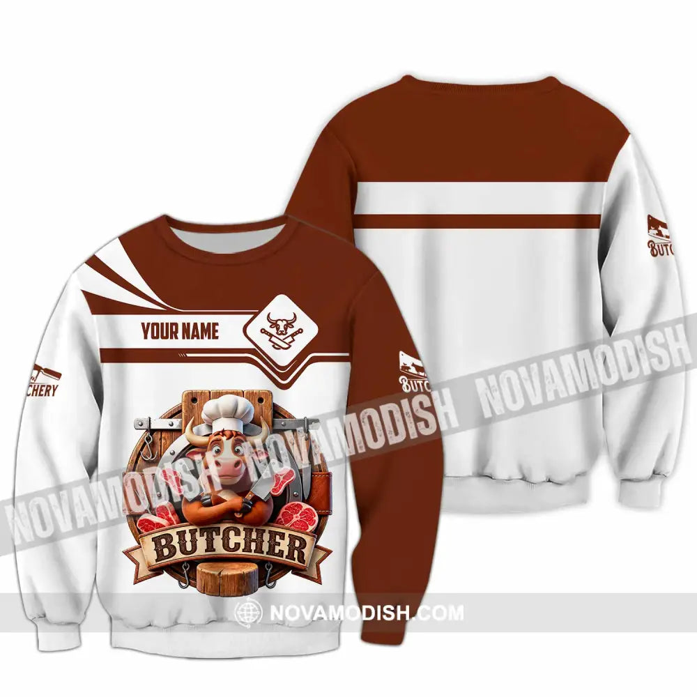 Unisex Shirt - Custom Butcher Shirt - Long Sleeve / S - T-shirt