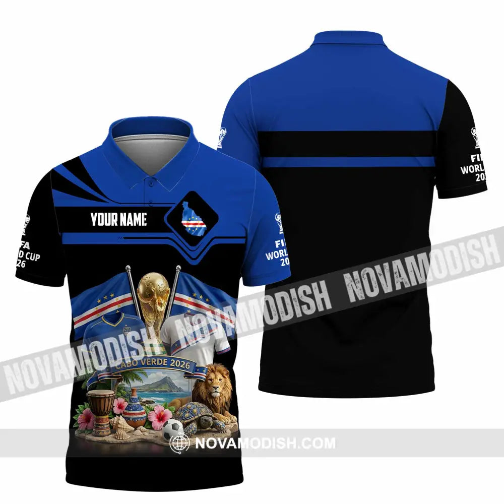 Unisex Shirt - Custom Cabo Verde World Cup 2026 3D Shirt - Polo Shirt / S - T-shirt