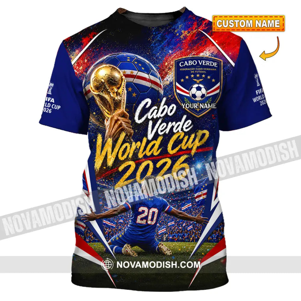 Unisex Shirt - Custom Cabo Verde World Cup 2026 Shirt - T-shirt