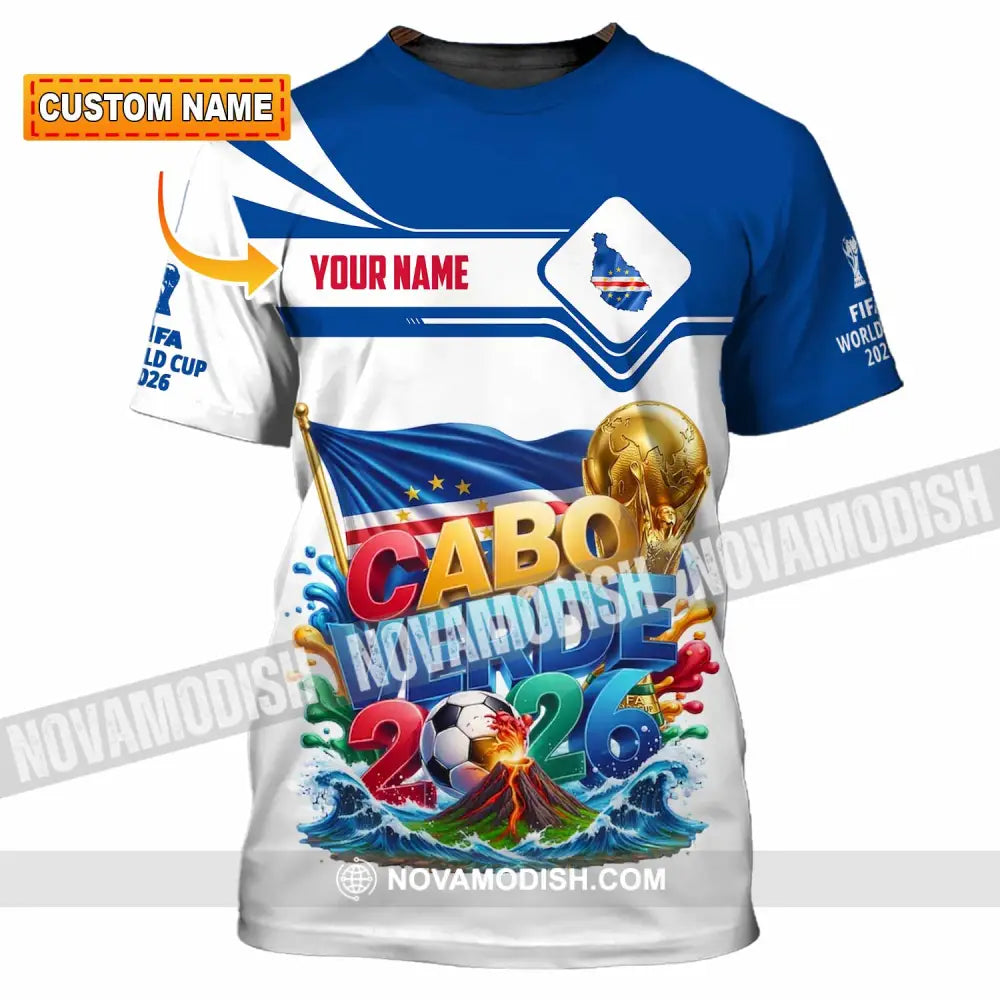 Unisex Shirt - Custom Cabo Verde World Cup 2026 Shirt - T-shirt