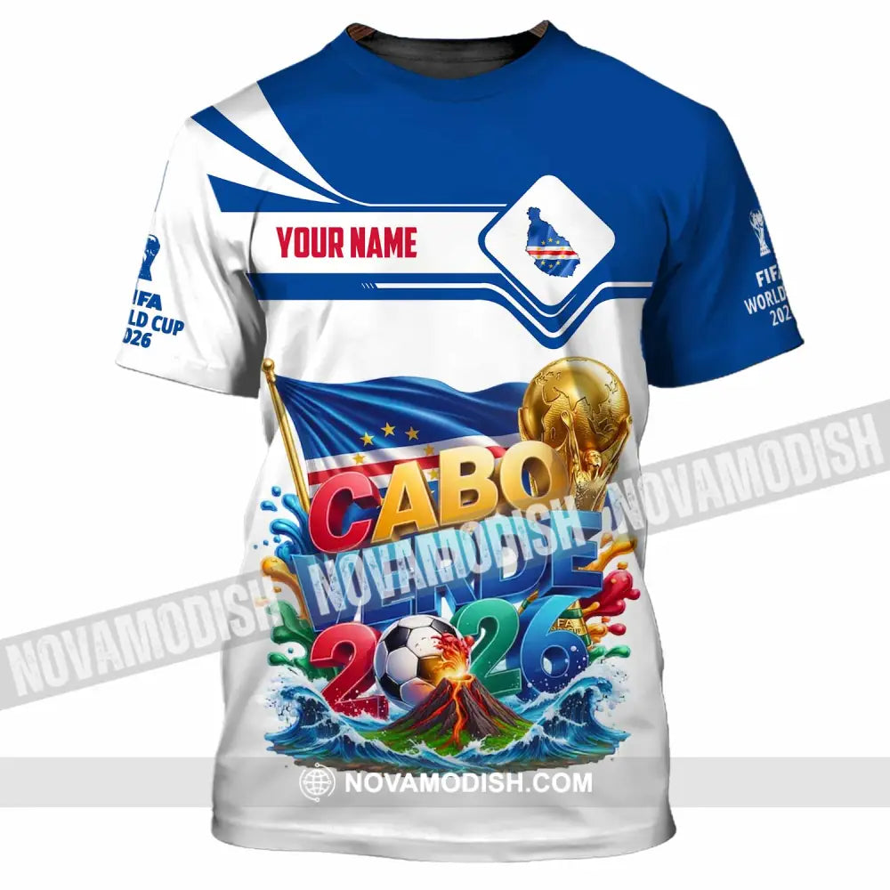 Unisex Shirt - Custom Cabo Verde World Cup 2026 Shirt - T-Shirt / S - T-shirt