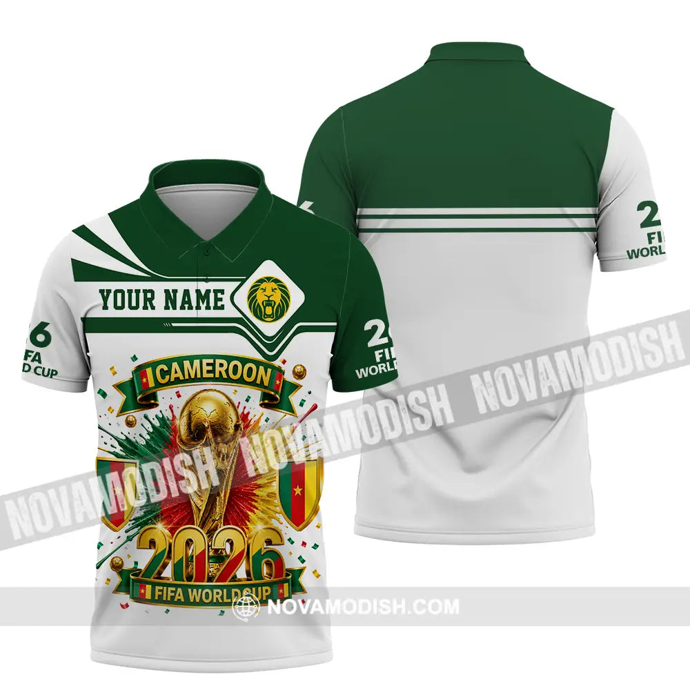 Unisex Shirt - Custom Cameroon World Cup 2026 Shirt - Polo Shirt / S - T-shirt