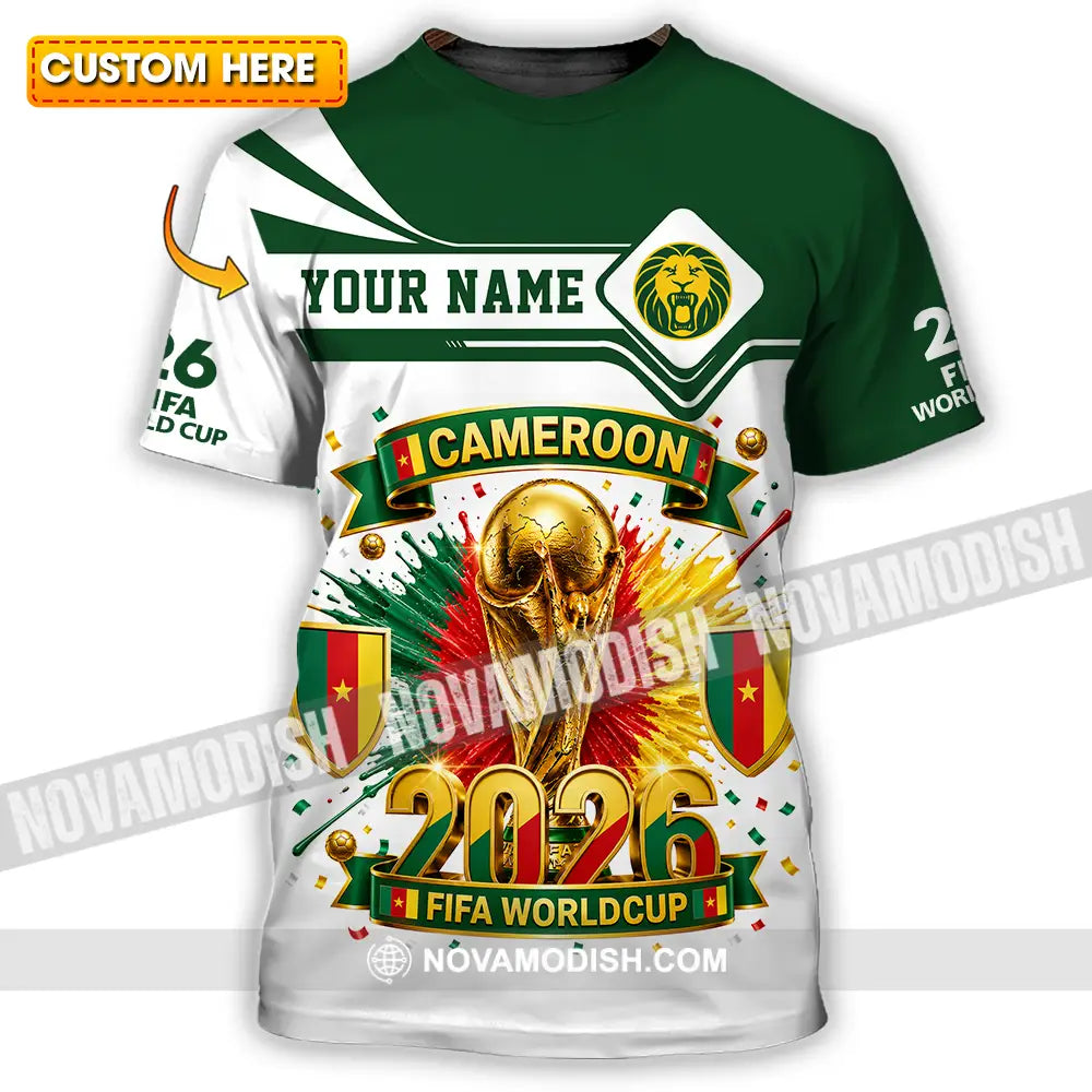 Unisex Shirt - Custom Cameroon World Cup 2026 Shirt - T-shirt