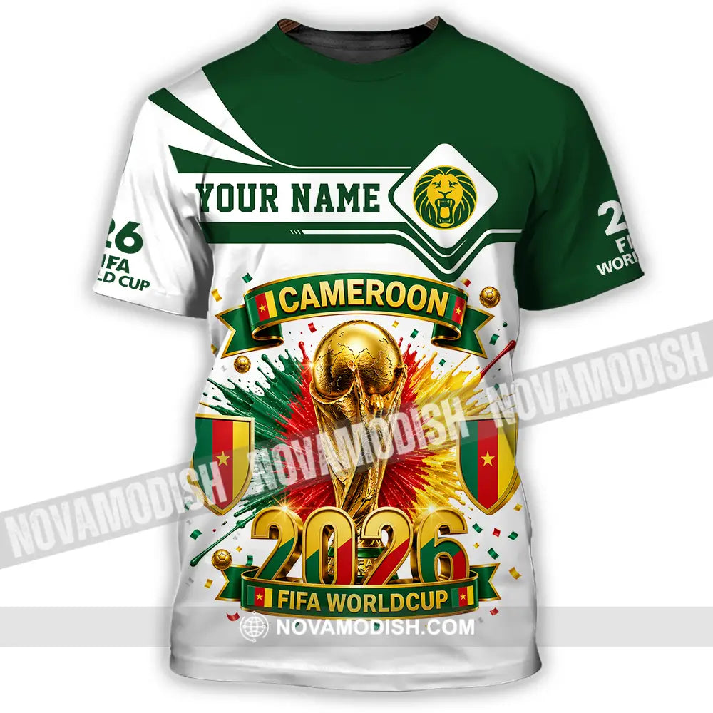 Unisex Shirt - Custom Cameroon World Cup 2026 Shirt - T-Shirt / S - T-shirt