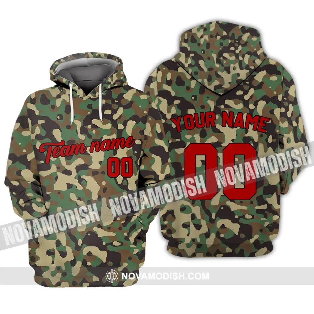 Unisex Shirt - Custom Camo T-Shirt - Personalized Camo Shirt - Camo Hoodie Sweater Polo Shirt Hoodie / S T-shirt