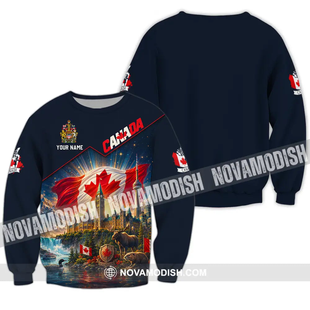 Unisex Shirt - Custom Canada Shirt - Long Sleeve / S - T-shirt