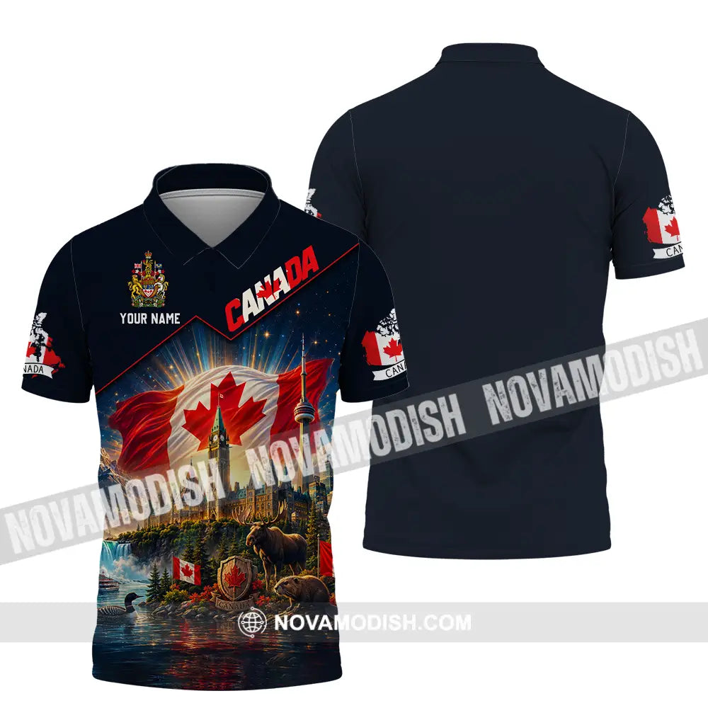 Unisex Shirt - Custom Canada Shirt - Polo Shirt / S - T-shirt