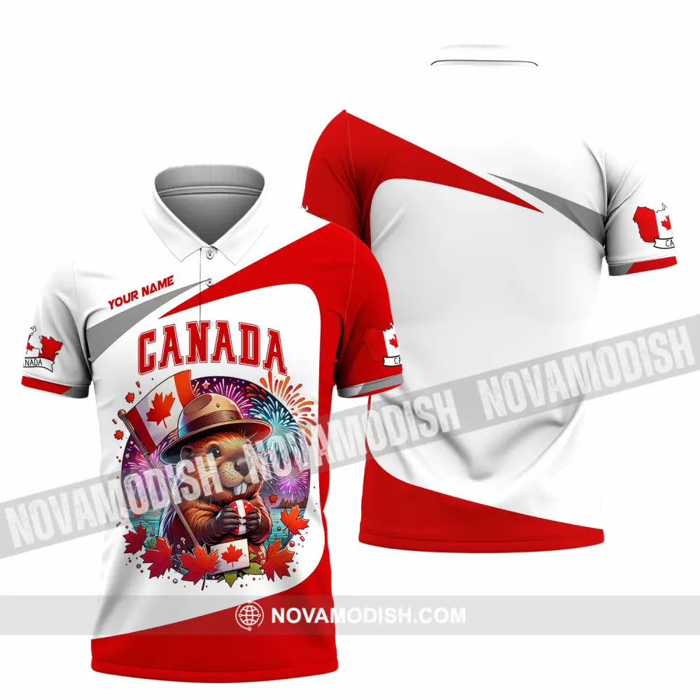 Unisex Shirt - Custom Canada Shirt Polo Shirt / S T-shirt