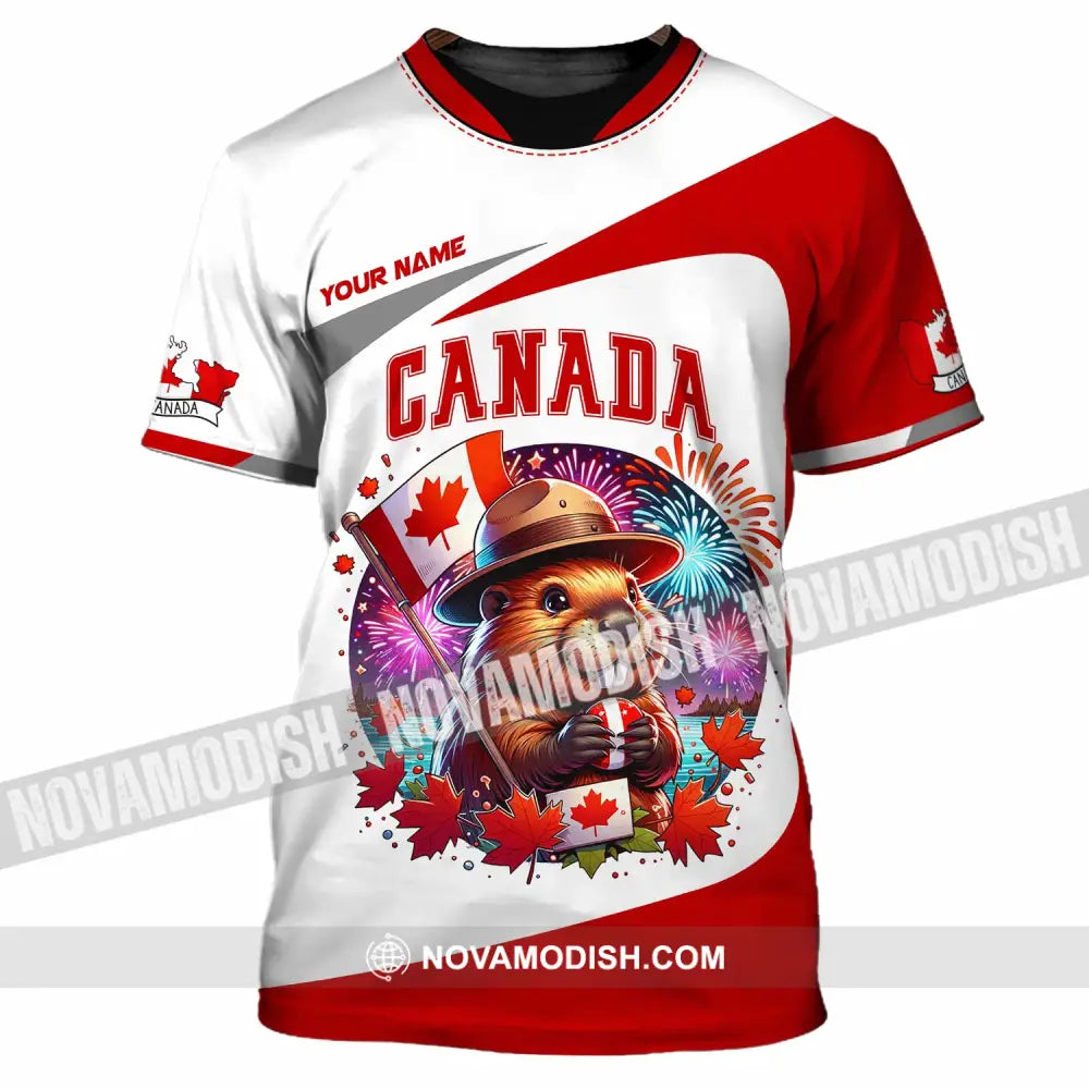 Unisex Shirt - Custom Canada Shirt T-Shirt / S T-shirt