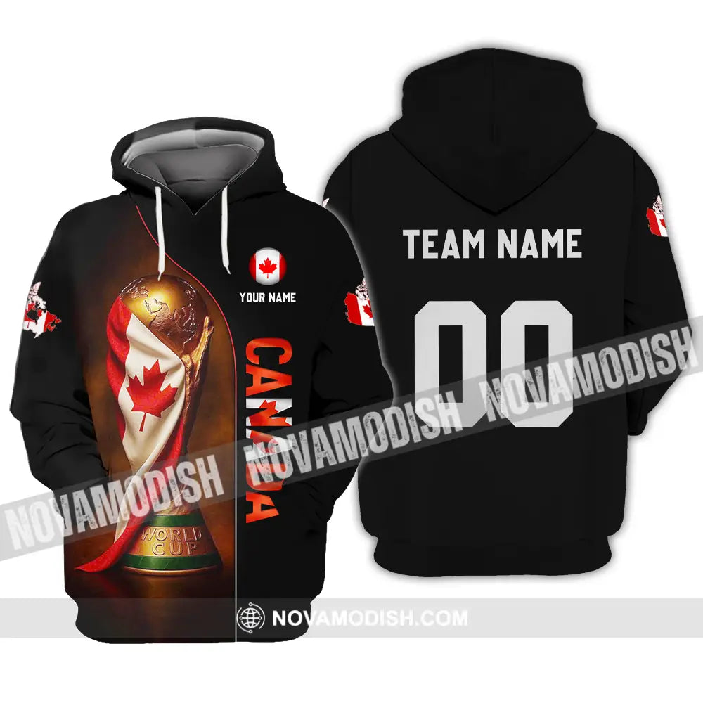 Unisex Shirt - Custom Canada World Cup 2026 3D Shirt Hoodie / S T-shirt