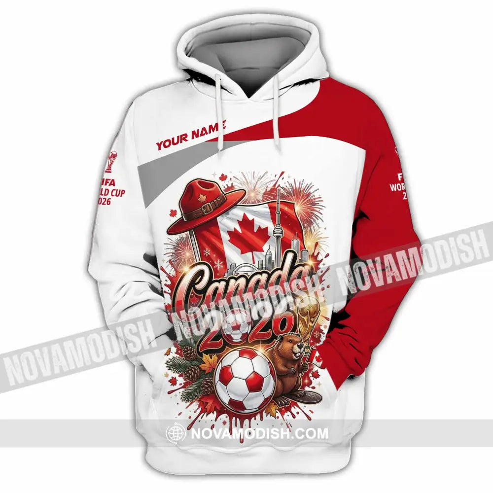 Unisex Shirt - Custom Canada World Cup 2026 3D Shirt - Hoodie / S - T-shirt